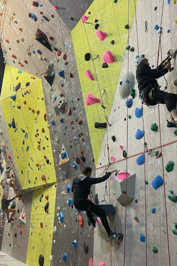 Escalade adultes loisir séance libre bloc garçons filles enfants - Club Omnisports Courcouronnes COC Evry