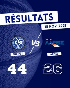 ACTUS - résultats sport adapté match de basket Club Omnisports Courcouronnes COC