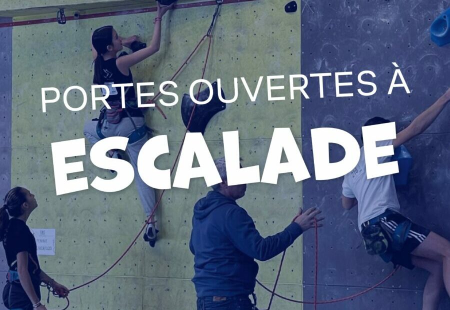 ACTUS - Portes ouvertes à l'escalade samedi 10 janvier 2026 Club Omnisports Courcouronnes COC